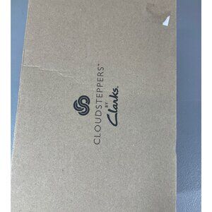 Clarks Cloudsteppers Adella Step Women's Olive Knit Slip-On Comfort Shoes, Wide